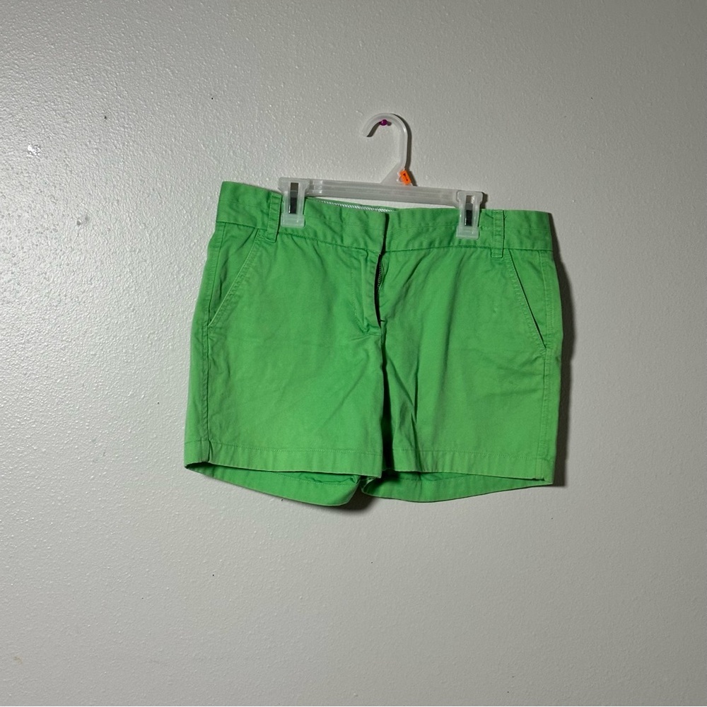 J. Crew Chino Green Women's Casual Shorts size 4